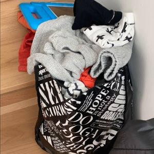 Big bag of baby boy clothes